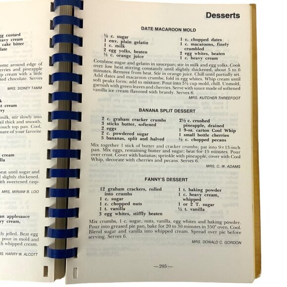 Womans Exchange of Memphis TN Cook Book Volume II 1st Printing 1976 Spiral Bound - Picture 10 of 12